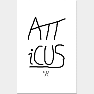 Name Atticus by 9AZ Posters and Art